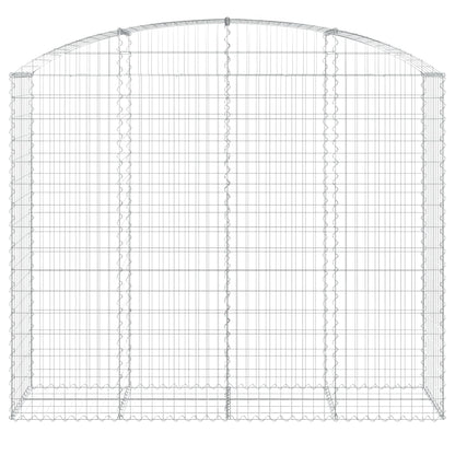 Cesto Gabbione ad Arco 200x50x160/180 cm Ferro Zincato