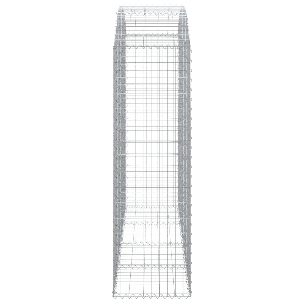 Cesto Gabbione ad Arco 200x50x160/180 cm Ferro Zincato