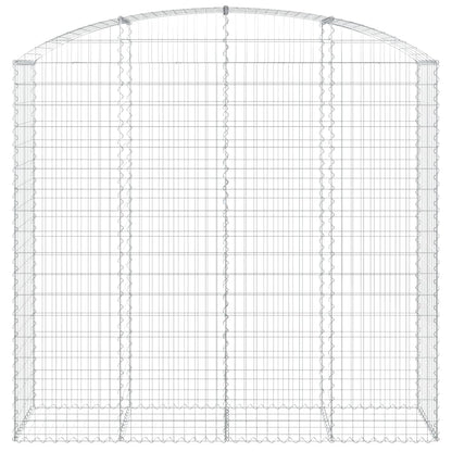 Cesto Gabbione ad Arco 200x50x180/200 cm Ferro Zincato
