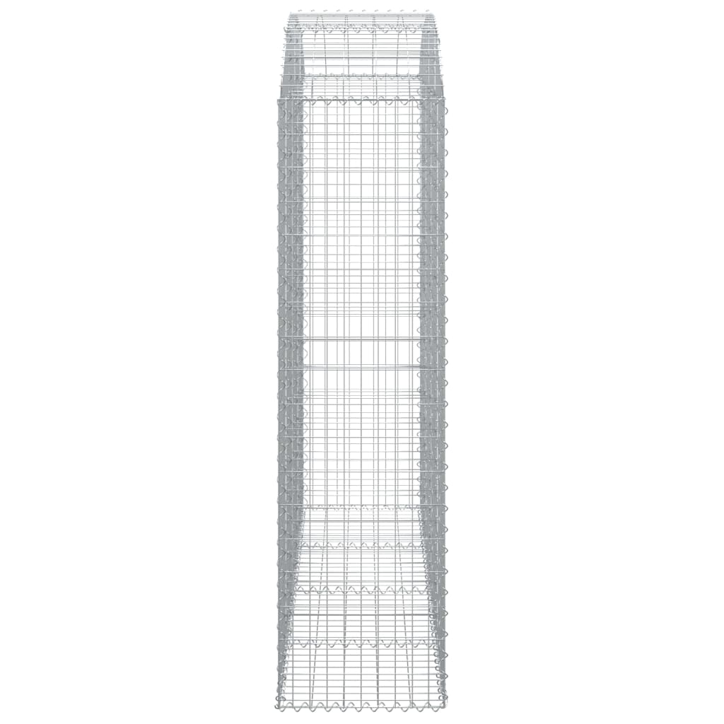 Cesto Gabbione ad Arco 200x50x180/200 cm Ferro Zincato