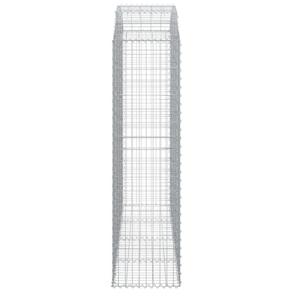 Cesto Gabbione ad Arco 200x50x180/200 cm Ferro Zincato