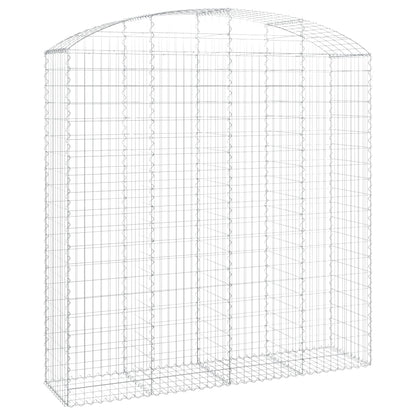 Cesto Gabbione ad Arco 200x50x200/220 cm Ferro Zincato