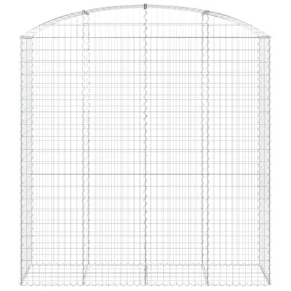 Cesto Gabbione ad Arco 200x50x200/220 cm Ferro Zincato