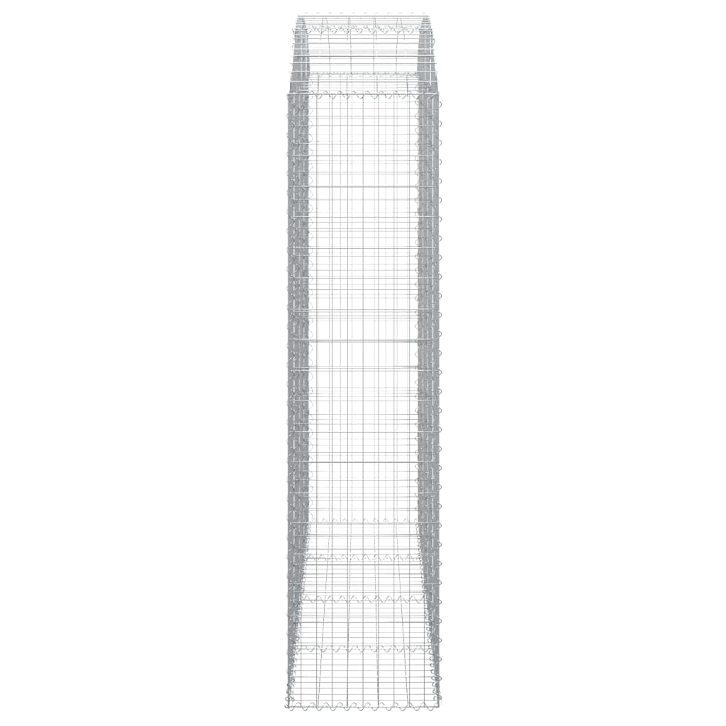 Cesto Gabbione ad Arco 200x50x200/220 cm Ferro Zincato
