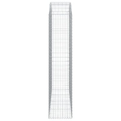 Cesto Gabbione ad Arco 200x50x220/240 cm Ferro Zincato