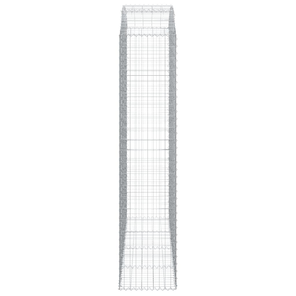 Cesto Gabbione ad Arco 200x50x220/240 cm Ferro Zincato