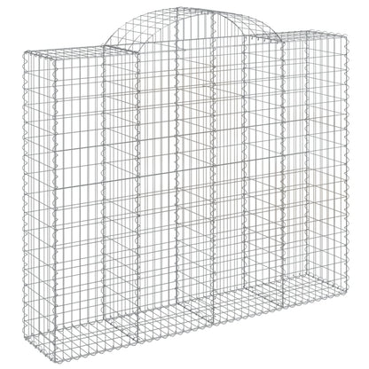 Cesto Gabbione ad Arco 200x50x160/180 cm Ferro Zincato