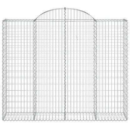 Cesto Gabbione ad Arco 200x50x160/180 cm Ferro Zincato
