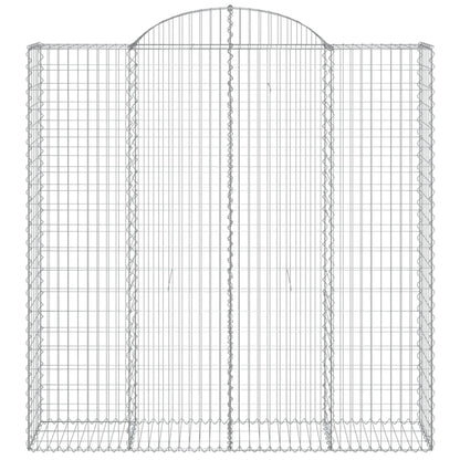Cesto Gabbione ad Arco 200x50x200/220 cm Ferro Zincato