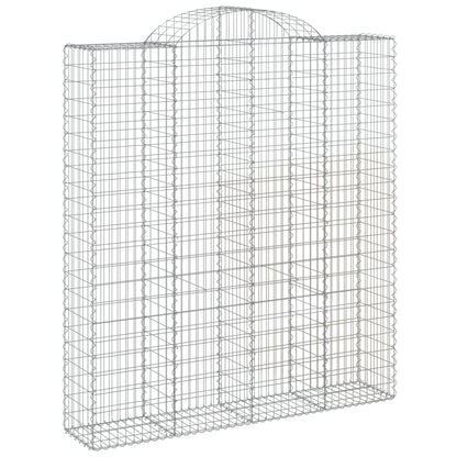 Cesto Gabbione ad Arco 200x50x220/240 cm Ferro Zincato