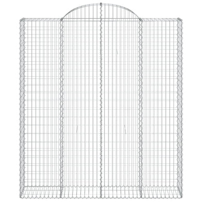 Cesto Gabbione ad Arco 200x50x220/240 cm Ferro Zincato