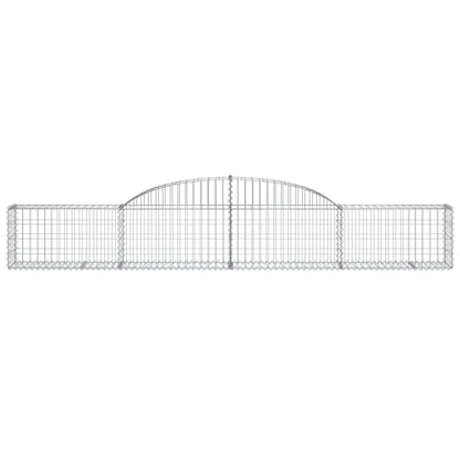 Cesto Gabbione ad Arco 300x30x40/60 cm Ferro Zincato