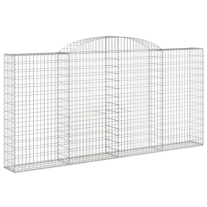 Cesto Gabbione ad Arco 300x30x140/160 cm Ferro Zincato