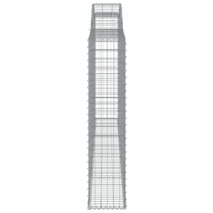 Cesto Gabbione ad Arco 300x30x140/160 cm Ferro Zincato