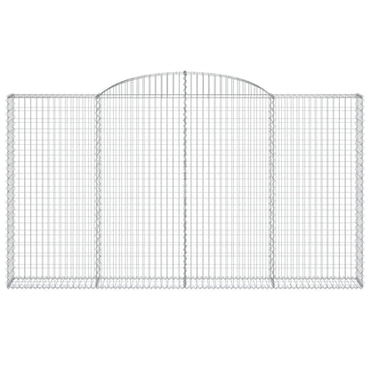 Cesto Gabbione ad Arco 300x30x160/180 cm Ferro Zincato