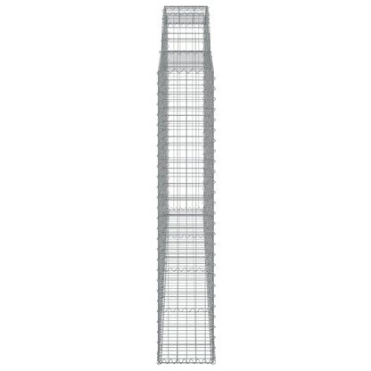 Cesto Gabbione ad Arco 300x30x160/180 cm Ferro Zincato