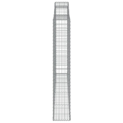 Cesto Gabbione ad Arco 300x30x180/200 cm Ferro Zincato
