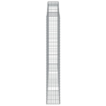 Cesto Gabbione ad Arco 300x30x200/220 cm Ferro Zincato