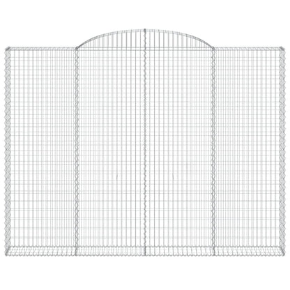 Cesto Gabbione ad Arco 300x30x220/240 cm Ferro Zincato