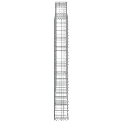 Cesto Gabbione ad Arco 300x30x220/240 cm Ferro Zincato