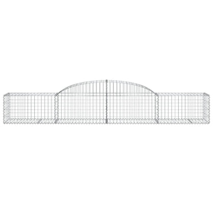 Cesto Gabbione ad Arco 300x50x40/60 cm Ferro Zincato