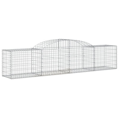 Cesto Gabbione ad Arco 300x50x60/80 cm Ferro Zincato