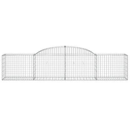 Cesto Gabbione ad Arco 300x50x60/80 cm Ferro Zincato