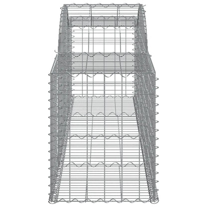 Cesto Gabbione ad Arco 300x50x60/80 cm Ferro Zincato