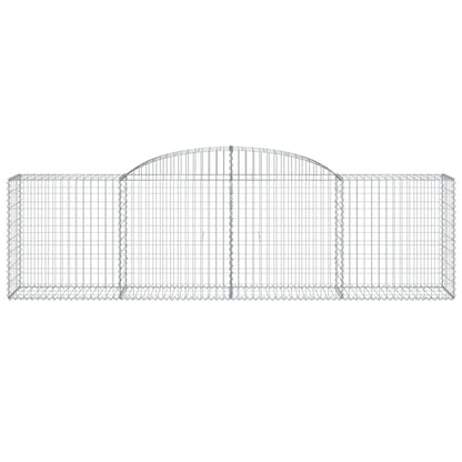 Cesto Gabbione ad Arco 300x50x80/100 cm Ferro Zincato