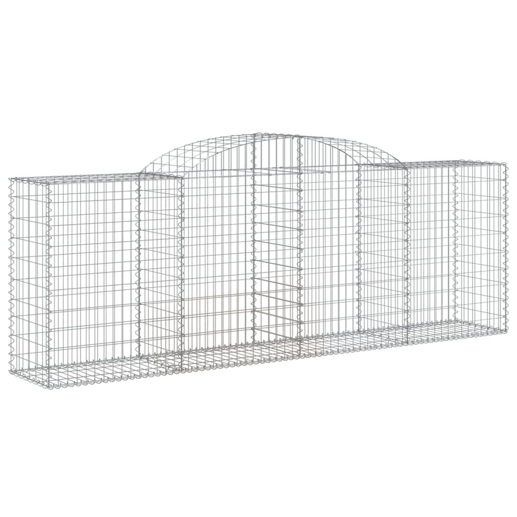 Cesto Gabbione ad Arco 300x50x100/120 cm Ferro Zincato