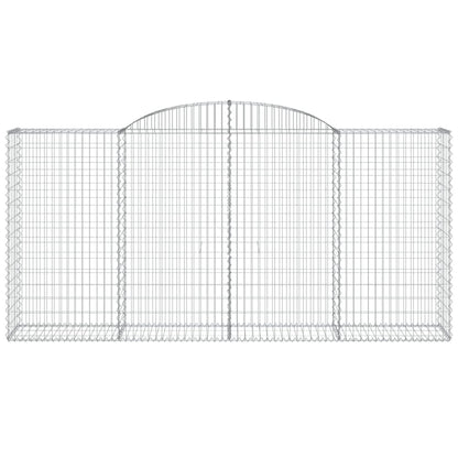 Cesto Gabbione ad Arco 300x50x140/160 cm Ferro Zincato