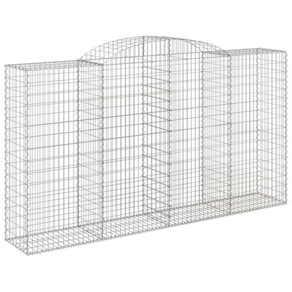 Cesto Gabbione ad Arco 300x50x160/180 cm Ferro Zincato