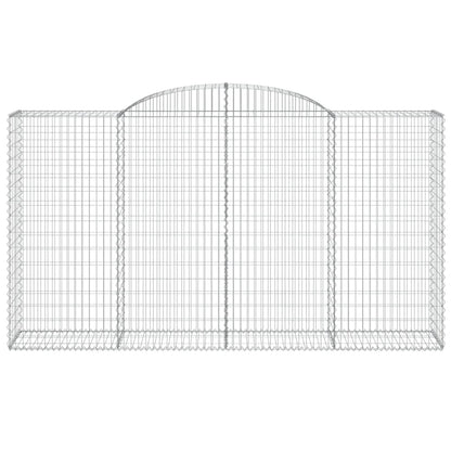 Cesto Gabbione ad Arco 300x50x160/180 cm Ferro Zincato