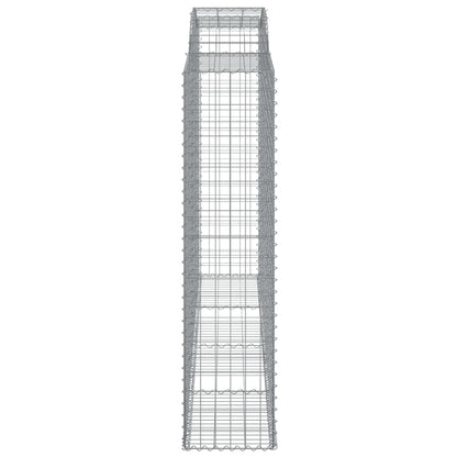 Cesto Gabbione ad Arco 300x50x200/220 cm Ferro Zincato