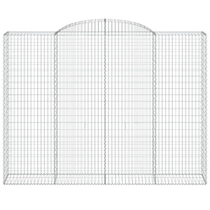 Cesto Gabbione ad Arco 300x50x220/240 cm Ferro Zincato