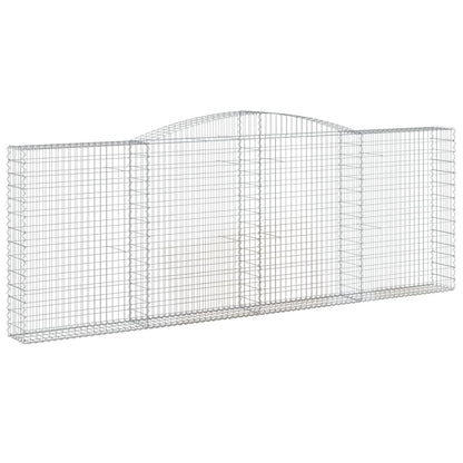 Cesto Gabbione ad Arco 400x30x140/160 cm Ferro Zincato