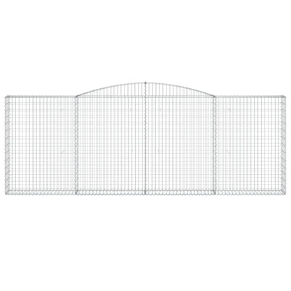 Cesto Gabbione ad Arco 400x30x140/160 cm Ferro Zincato