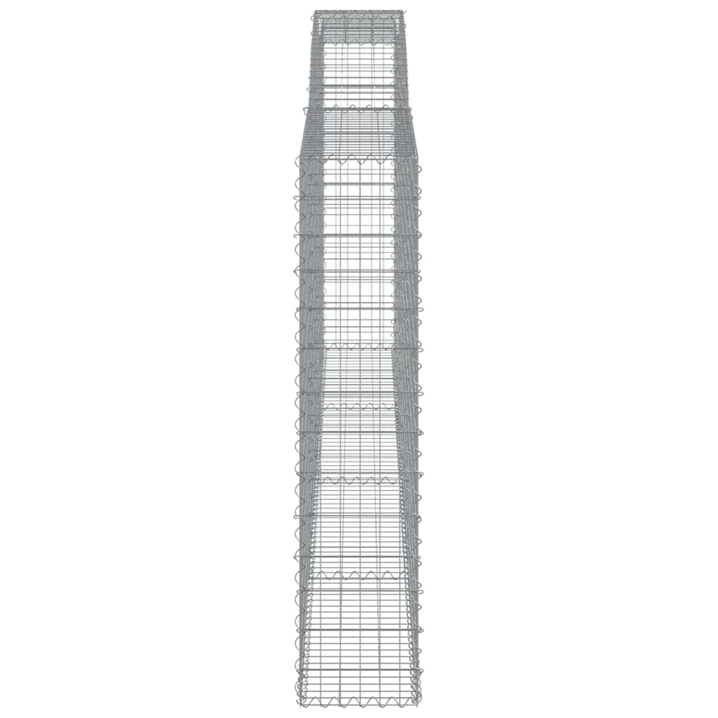 Cesto Gabbione ad Arco 400x30x140/160 cm Ferro Zincato