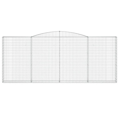 Cesto Gabbione ad Arco 400x30x160/180 cm Ferro Zincato