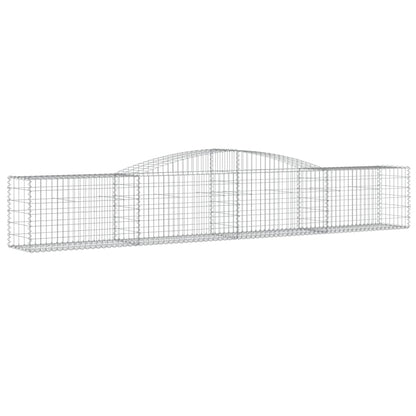 Cesto Gabbione ad Arco 400x50x60/80 cm Ferro Zincato