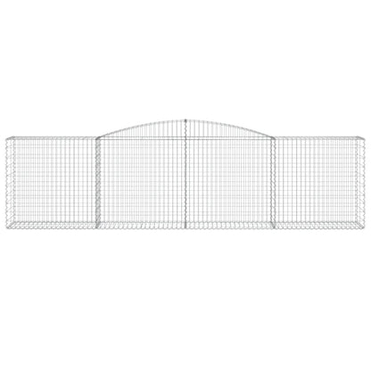 Cesto Gabbione ad Arco 400x50x100/120 cm Ferro Zincato