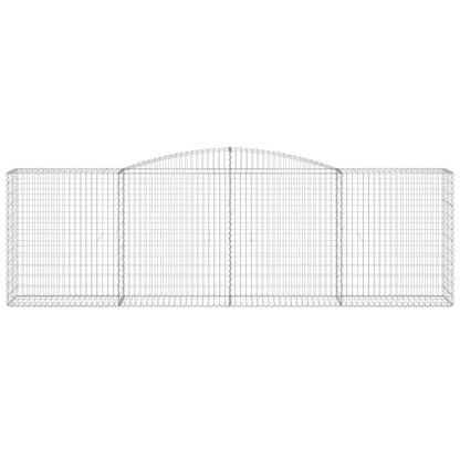 Cesto Gabbione ad Arco 400x50x120/140 cm Ferro Zincato