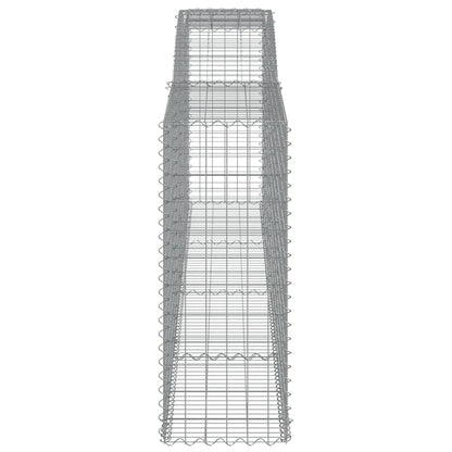 Cesto Gabbione ad Arco 400x50x120/140 cm Ferro Zincato