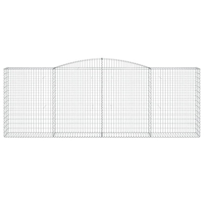 Cesto Gabbione ad Arco 400x50x140/160 cm Ferro Zincato