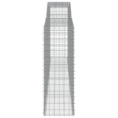 Cesto Gabbione ad Arco 400x50x140/160 cm Ferro Zincato