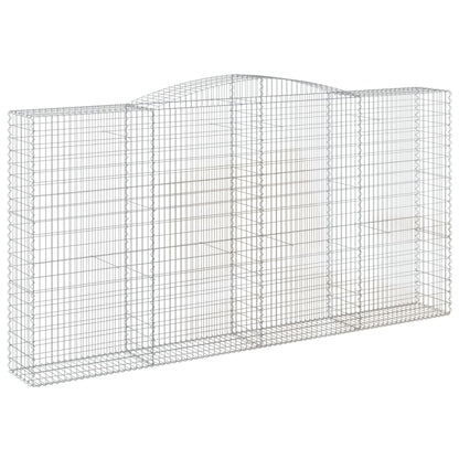 Cesto Gabbione ad Arco 400x50x200/220 cm Ferro Zincato