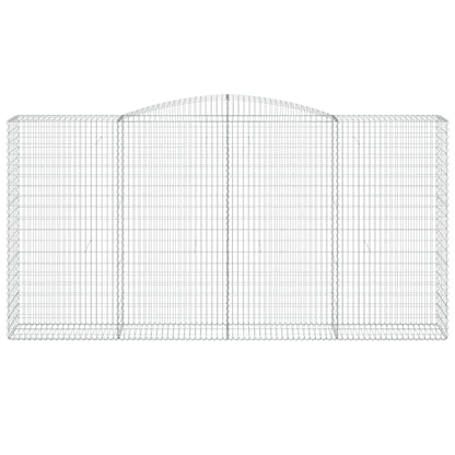 Cesto Gabbione ad Arco 400x50x200/220 cm Ferro Zincato