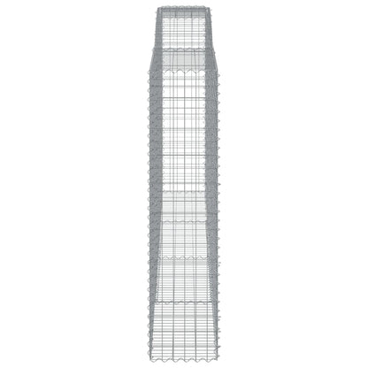 Cesto Gabbione ad Arco 400x50x200/220 cm Ferro Zincato