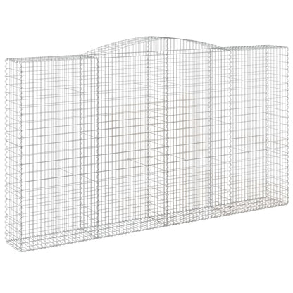 Cesto Gabbione ad Arco 400x50x220/240 cm Ferro Zincato