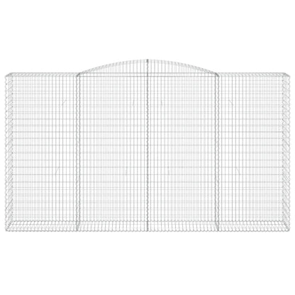 Cesto Gabbione ad Arco 400x50x220/240 cm Ferro Zincato